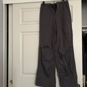 Zara nylon full length pants